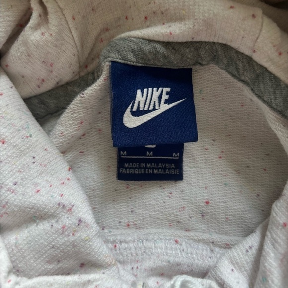Nike cropped pink speckled hoodie - Picture 3 of 4